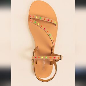 BRAND NEW INDIGO RD. POBART EMBELLISHED SANDALS G1